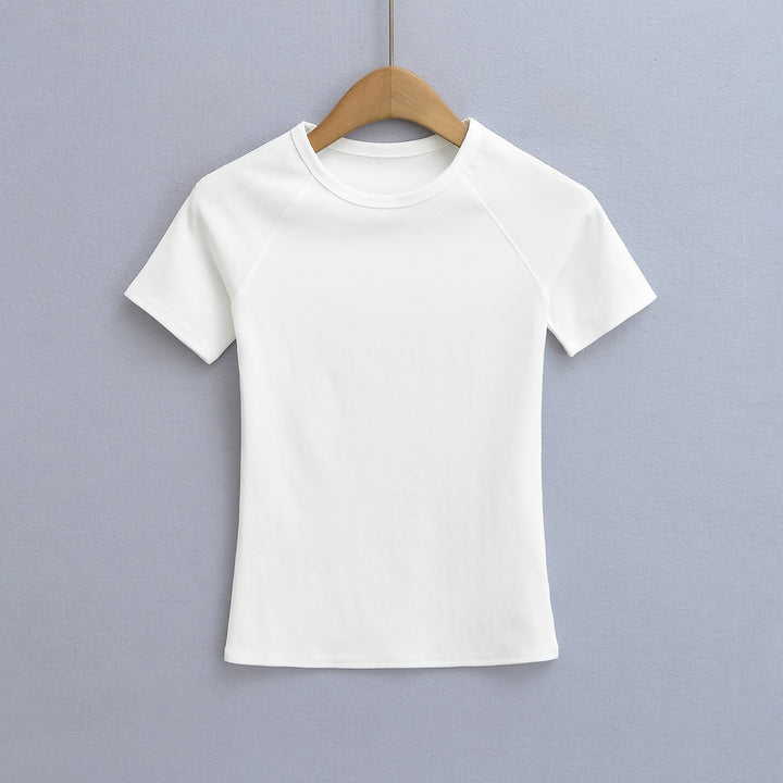 Dame Sporty Kortærmet T-shirt med afslappet snit og åndbart materiale Stilla