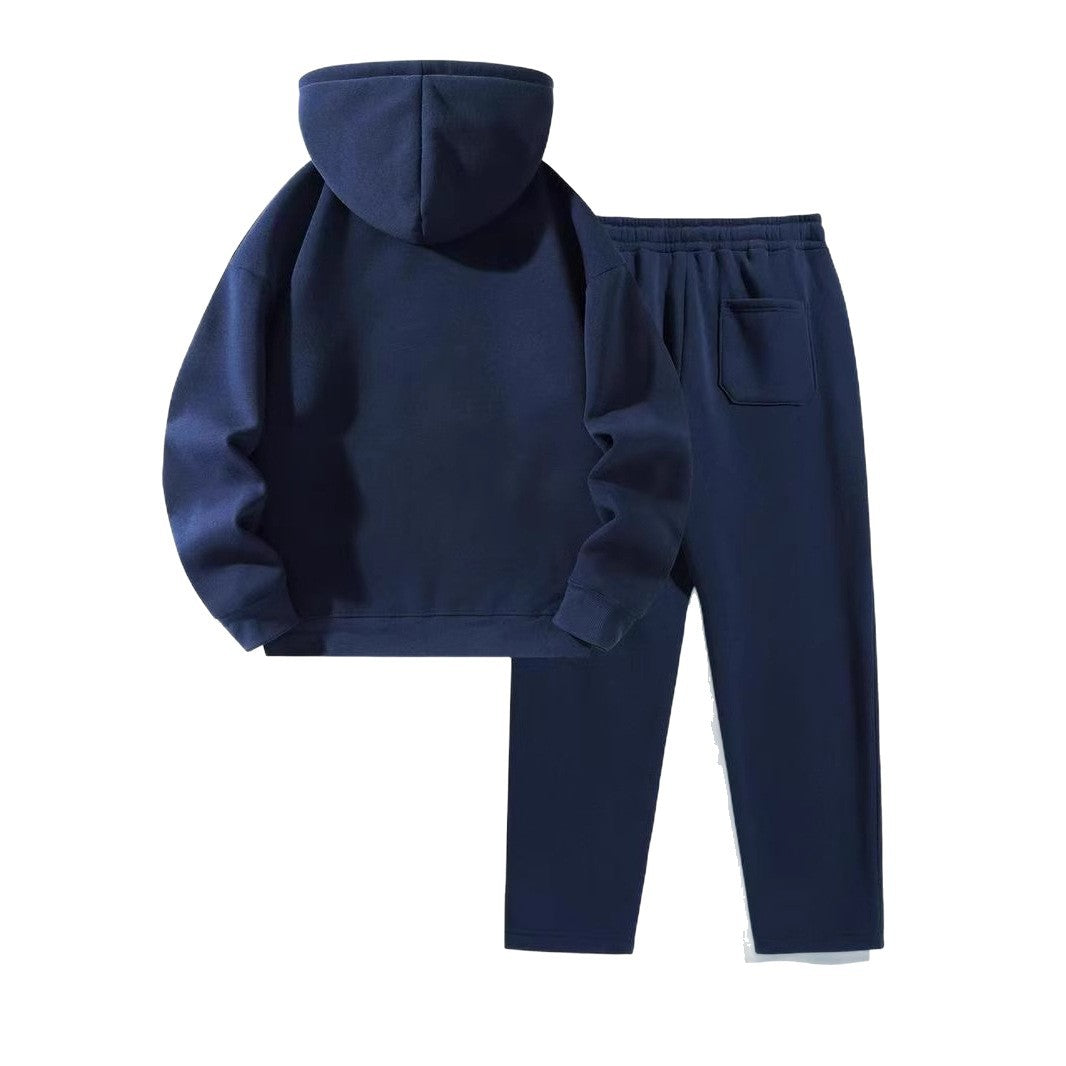 Kvinders sporty hoodie sæt med praktisk zipjakke og komfortable joggingbukser Skovae