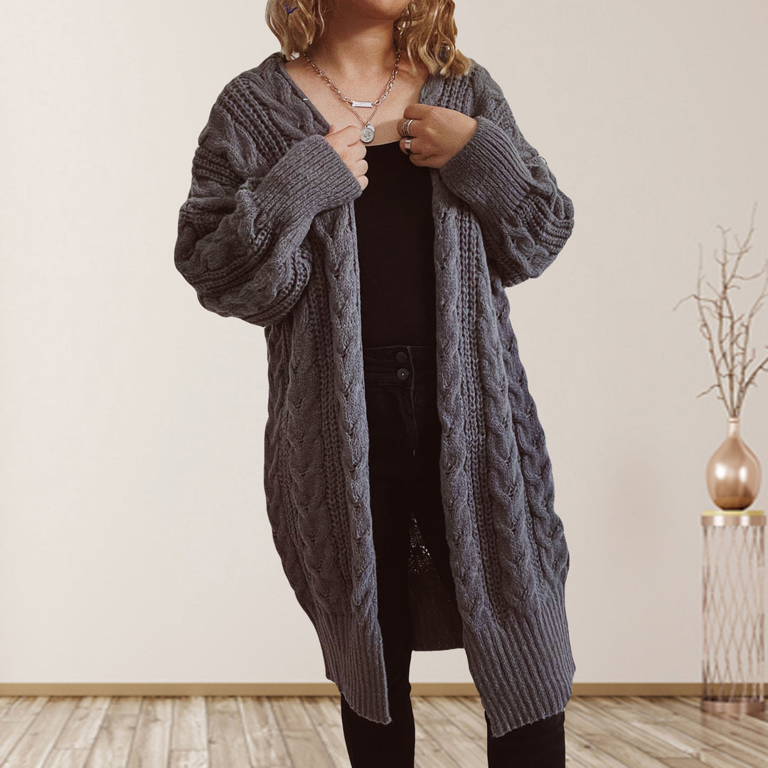 Kvinders cardigan i en afslappet oversized stil Stilla
