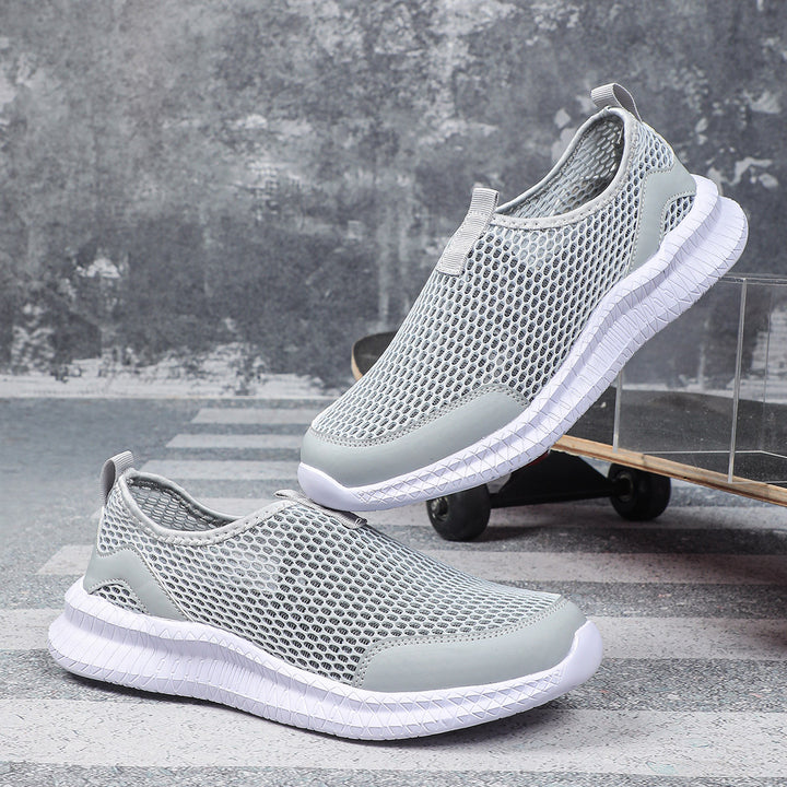 Dame Åndbar Slip-On Fritidssko med skridsikker Såle Stilla