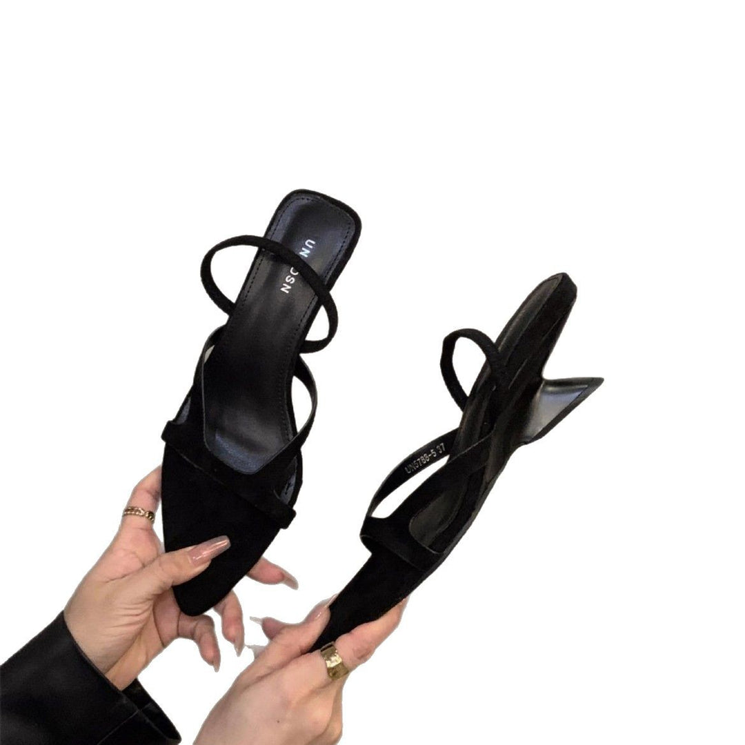 Dame Strappy Open-Toe Hælsandal med unikt design Stilla