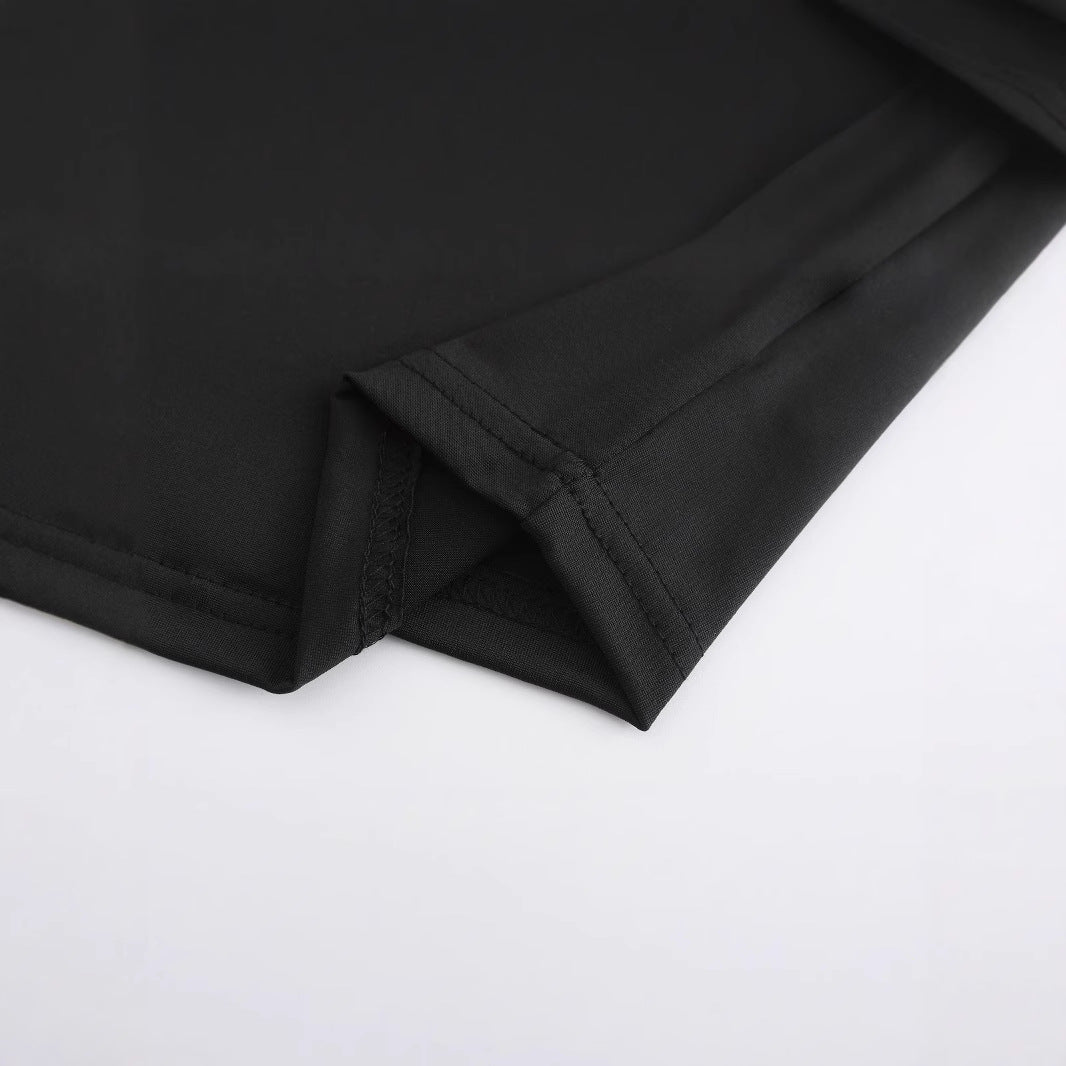 Dame Crop-Top med iøjnefaldende grafikdesign og edgy tekst Skovae