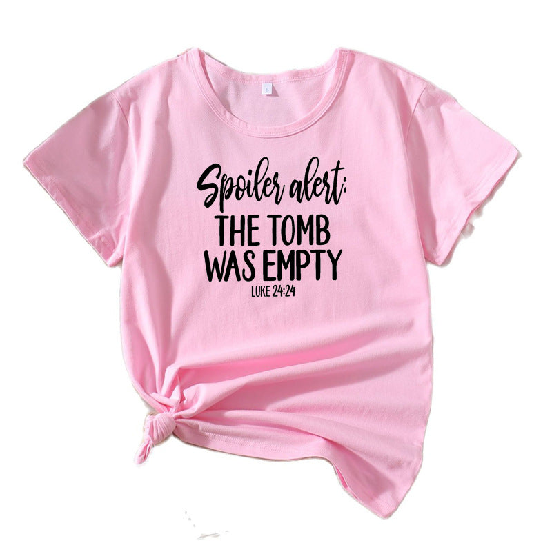 Dame Grafisk Korte Ærmer T-Shirt Stilla