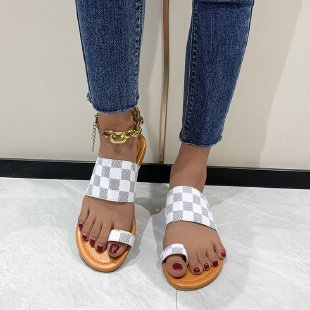 Dame Mode Riemchen-sandaler med elegant ternet design og komfortabel sål Stilla