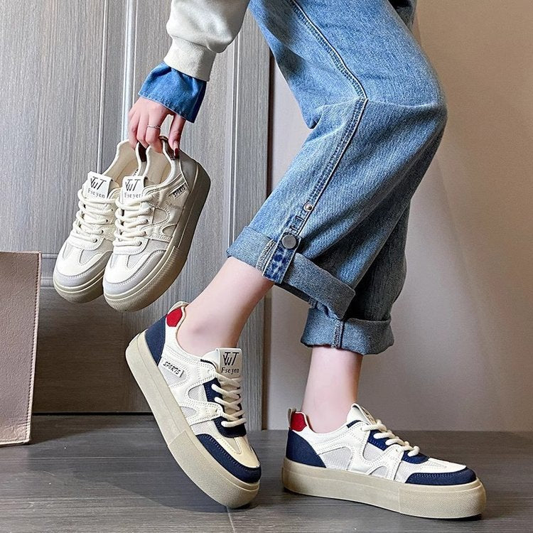 Dame Sporty Sneakers med åndbart overmateriale og skridsikker sål Stilla