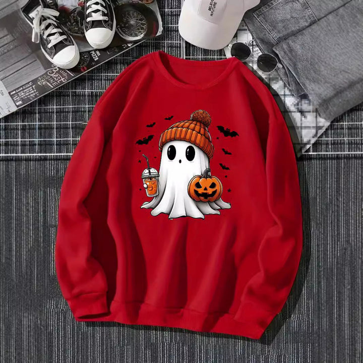 Dame sweatshirt med Halloween motiv Skovae