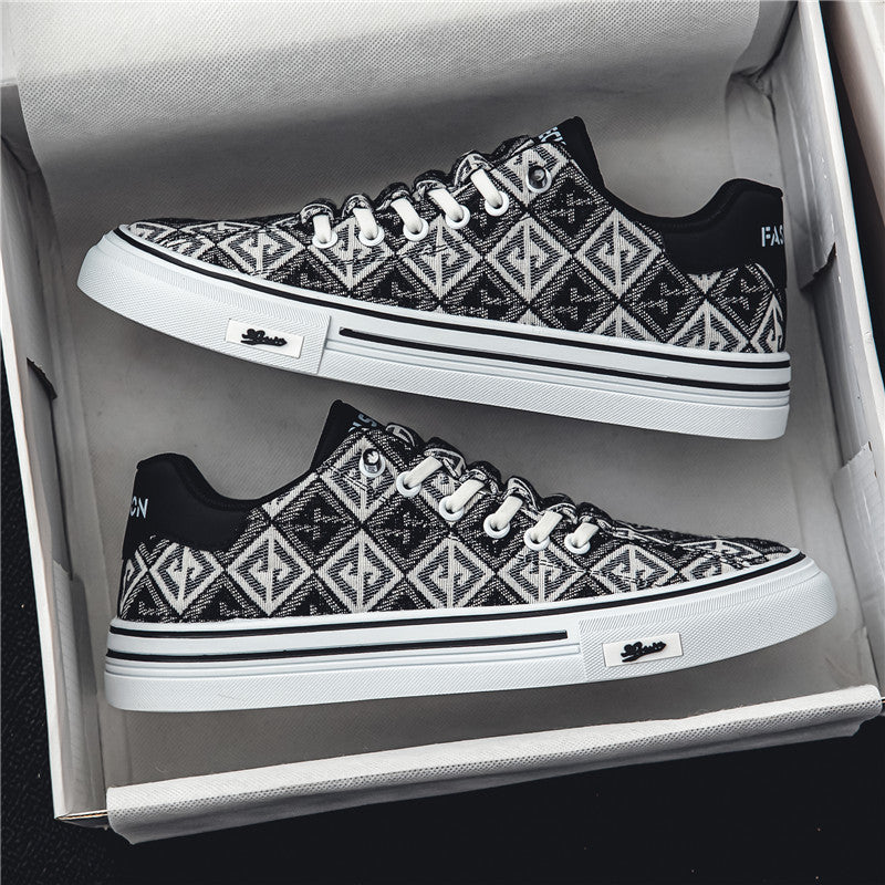 Femme stilfulde mønstrede sneakers Stilla