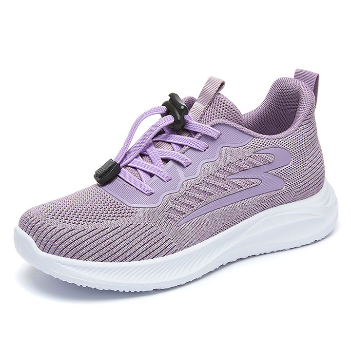 Damer Letvægts og åndbare Løbesneakers med elastisk snøresystem og fleksibel sål Stilla