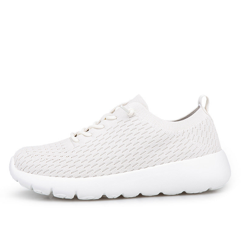 Unisex nan let vægtstrikket slip-on med konturkomfortfodseng og stødabsorberende bølgeløbssål Skovae