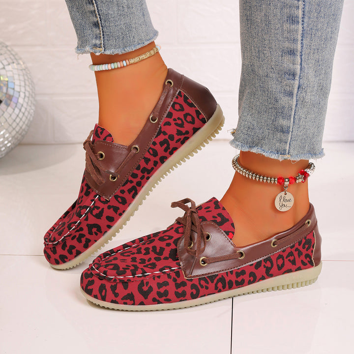 Dame fritids-sneakers med dyremønster og afslappet design Stilla