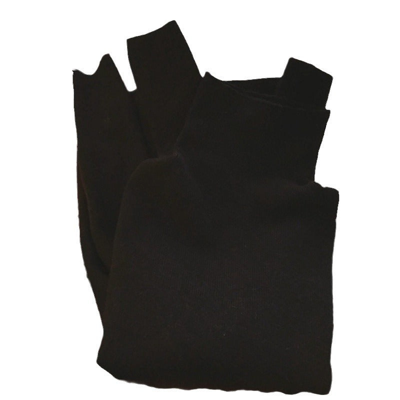 Kvinders Stand Collar Sweater lavet af fin ribstrik Stilla