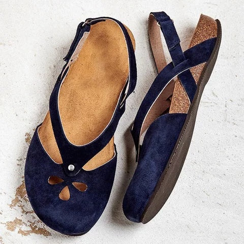 Dame Komfortable Slingback-sandaler med moderne Cut-Out-design og behagelig fodseng Stilla