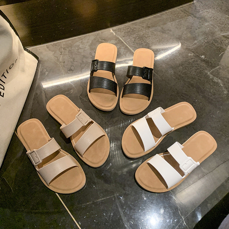 Dame Riemchen-sandaler med justerbart spænde-design og polstret fodseng Stilla