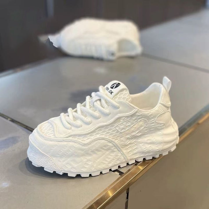 Dame Strukturerede Letvægts Sneakers Stilla
