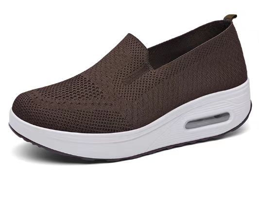 Dame Slip-On Sneakers med luftdæmpning og respirabelt overmateriale Stilla