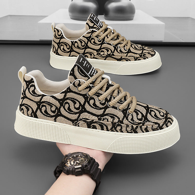 Femme Kunstnerisk Mønstrede Sneakers Stilla