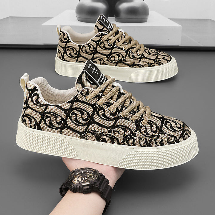 Femme Kunstnerisk Mønstrede Sneakers Stilla