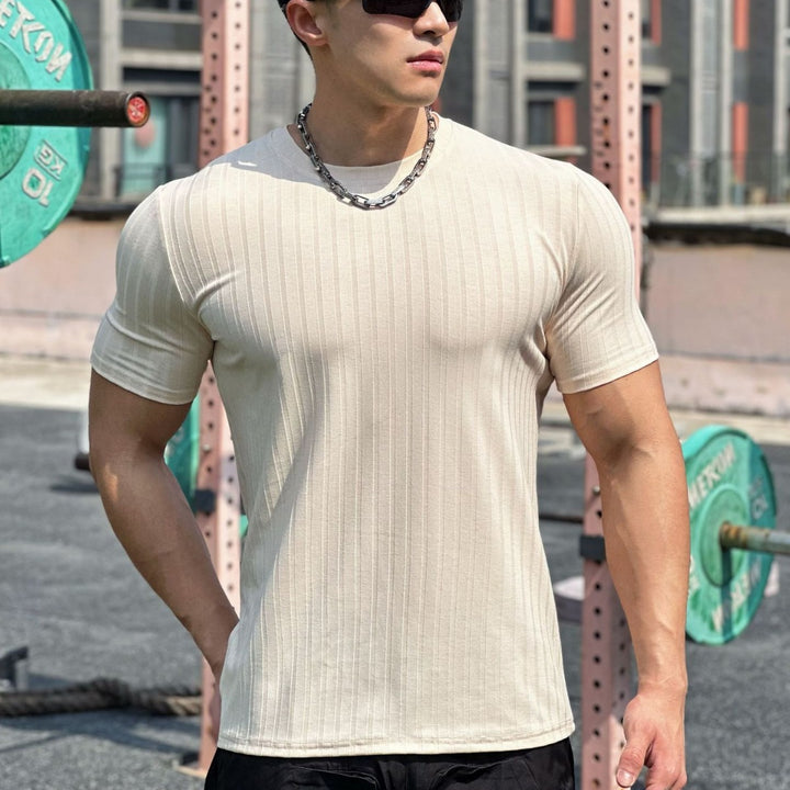 Herren Sporty Kompressionsshirt med fugtabsorberende teknologi Stilla