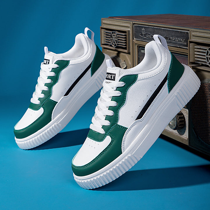 Dame nan Plateau-Sneaker med særlig tykk sål og polstret komfortfodbed Skovae