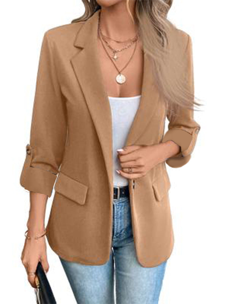 Dame elegant blazer med moderne snit og praktiske lommer Stilla