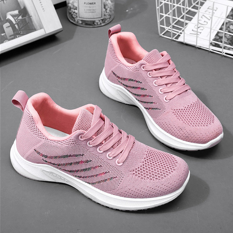 Dame Sporty Sneakers med åndbart mesh-overmateriale og komfortabelt støddæmpningssystem Stilla