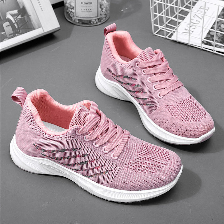 Dame Sporty Sneakers med åndbart mesh-overmateriale og komfortabelt støddæmpningssystem Stilla