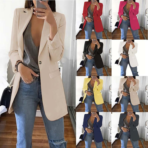 Dame stilfuld blazer med moderne snit og elegante detaljer Stilla