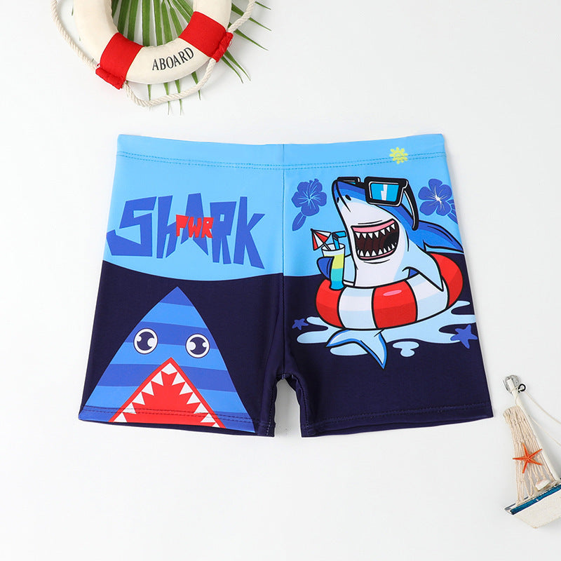 Drengernes bad shorts med maritimt motiv Skovae