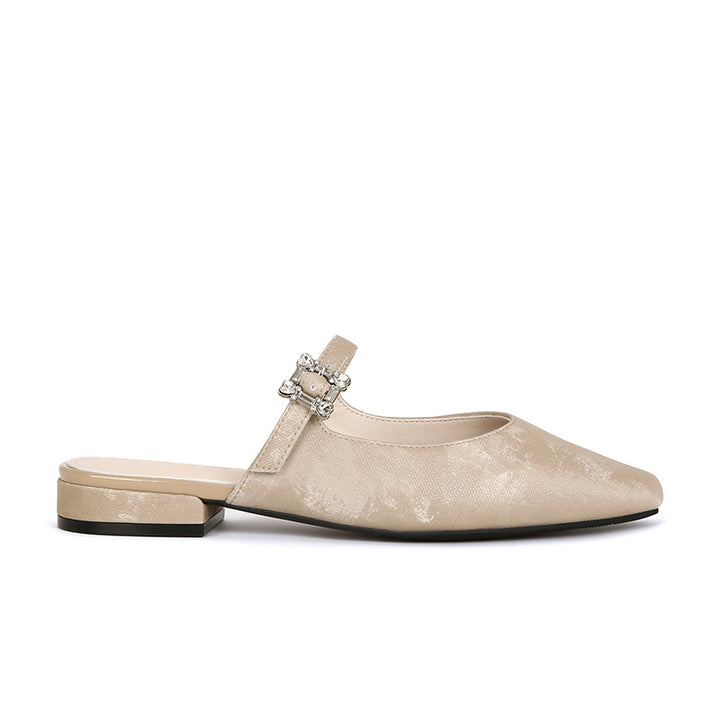 Dame Elegante Slipper med dekorativt spænde-detalje Stilla