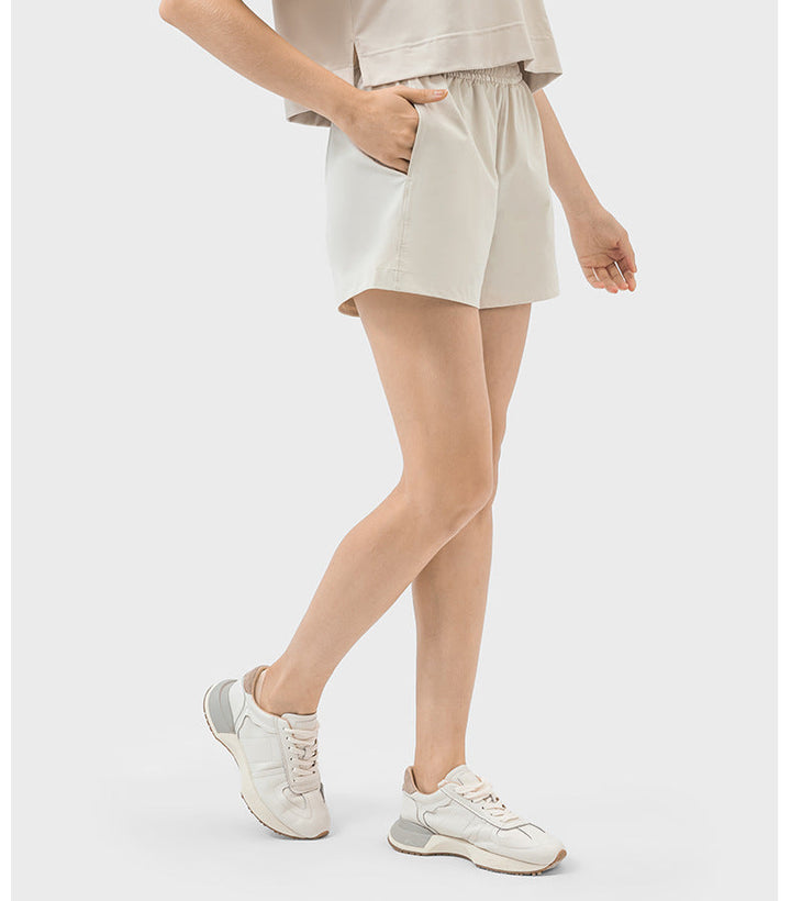 Stilla | Tant Cool Feeling Mini a Line Yoga Shorts Svedetransporterende Letvægts Løbe Trænings Shorts