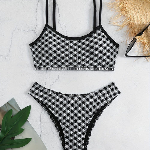 Dame afslappet Crop-Top Bikini Skovae
