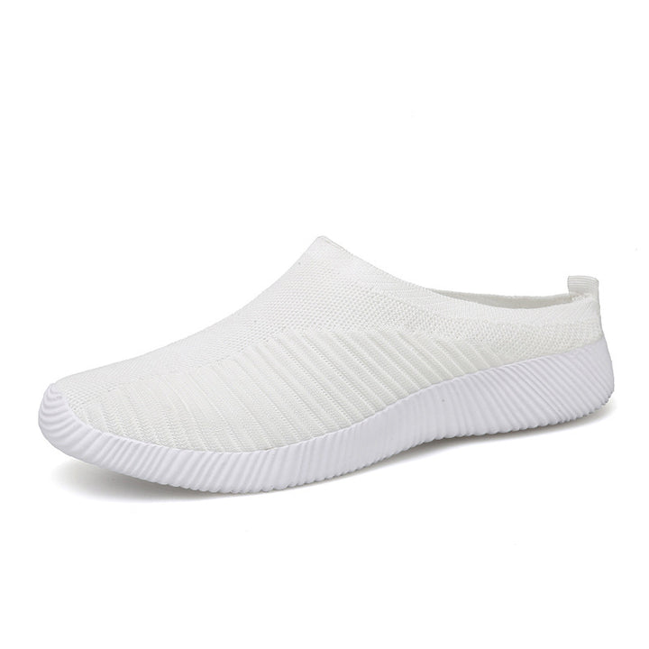 Dame nan ultralet Slip-On fritidssko med sømløs netstrik, ergonomisk hælflap og fleksibel bølge sål Skovae