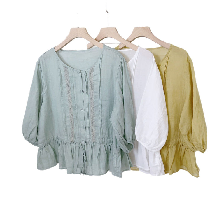 Femme Let Rynketærn Bluse Stilla