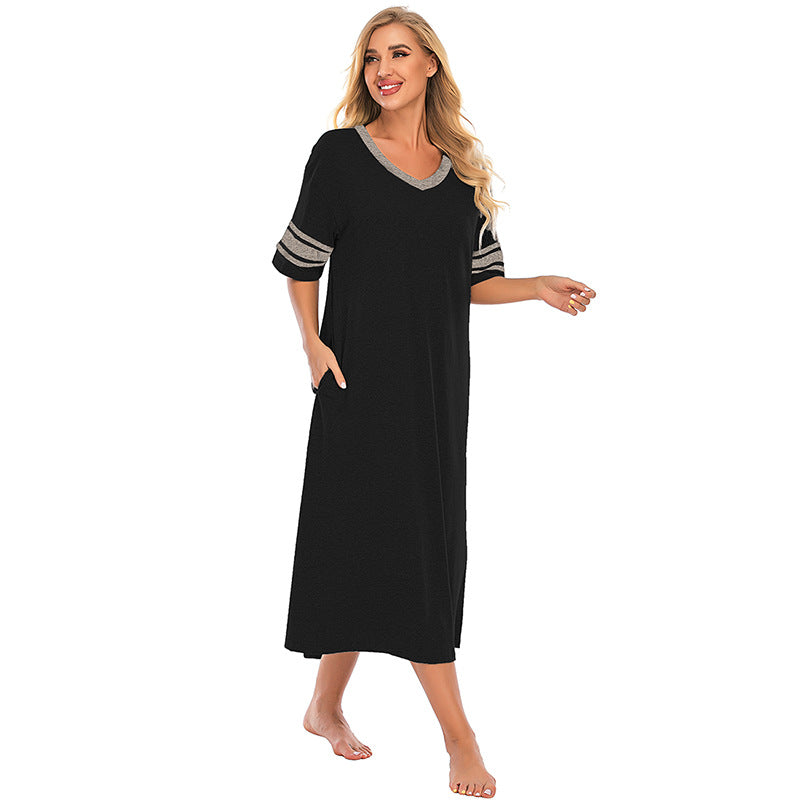 Dame Komfortabel Natkjole Stilla