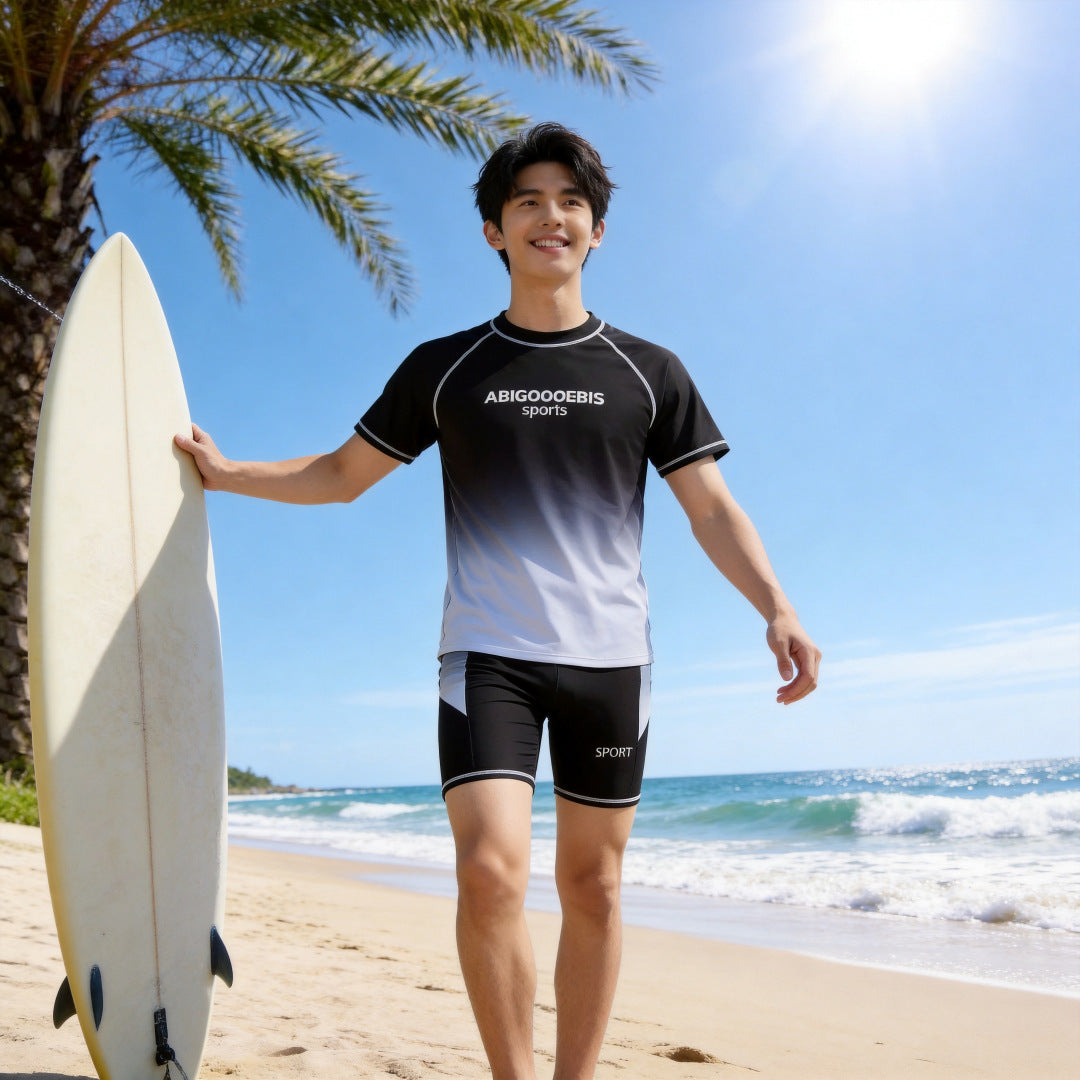 Dreng Surfshirt med UV-beskyttelse Skovae