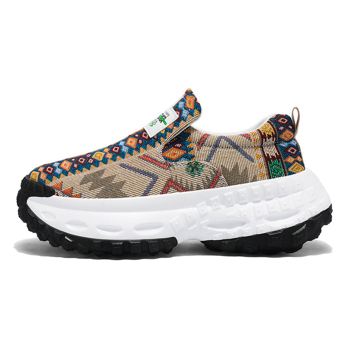 Dame Etnisk Inspirerede Slip-On Sneakers Stilla