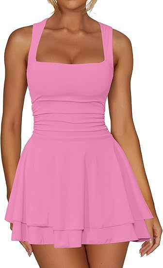 Dame Sporty Wrap Dance Suit med volumøs kant Stilla