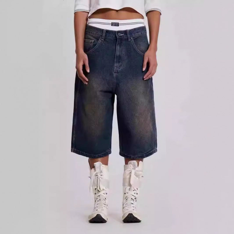 Dame Bred Denim Culotte Stilla