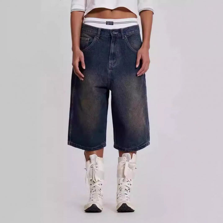 Dame Bred Denim Culotte Stilla