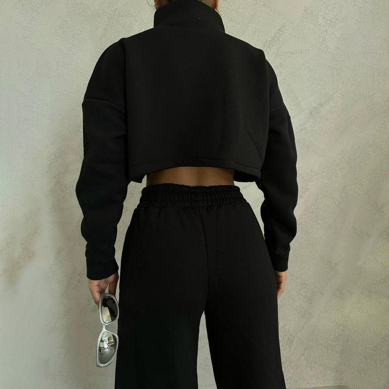 Kvindernes cropped sweatjakke Skovae