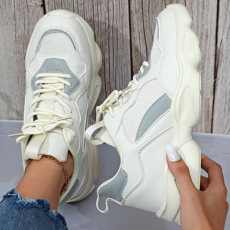 Dame mode Sneakers med åndbart mesh-overmateriale og dæmpende sålekonstruktion Stilla