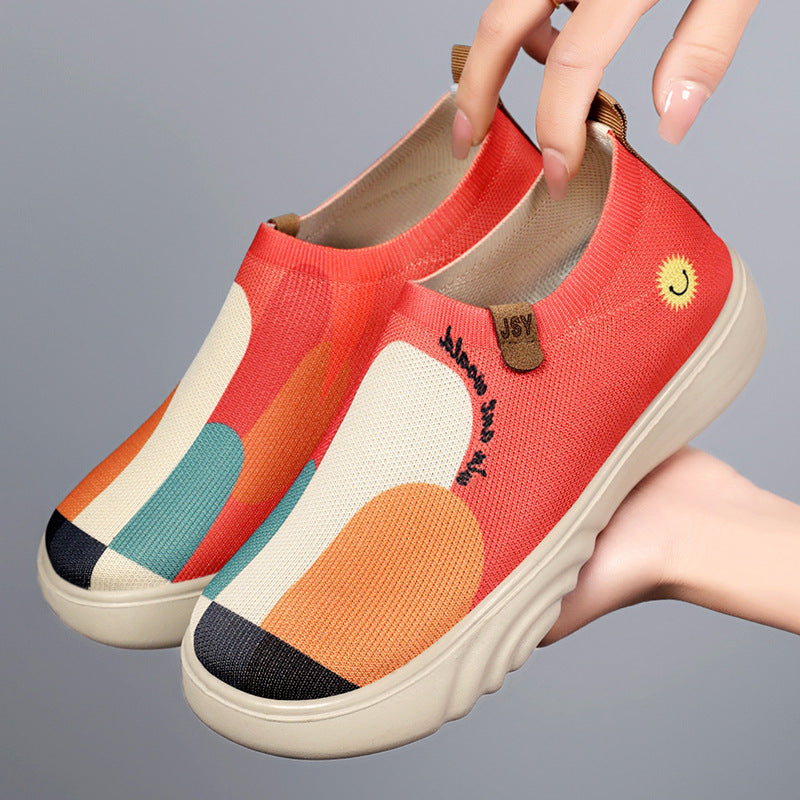 Dame Fritid Slip-On Sko med unikt design og åndbart overmateriale Stilla