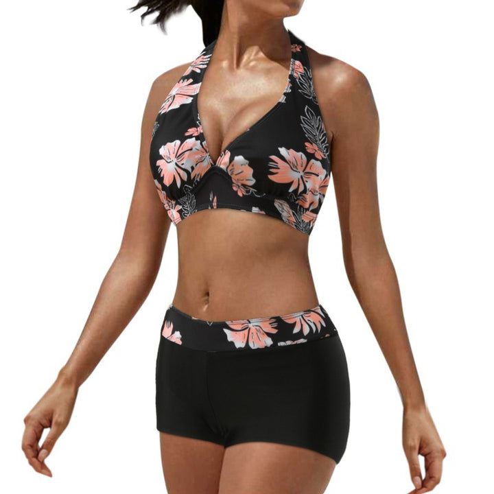 Dame Sporty bikini med højt skåret underdel Skovae
