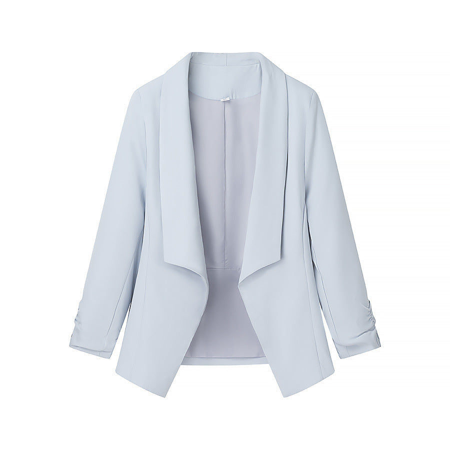Dame Elegant Jakke med Casual Snit og Chic Krave Stilla