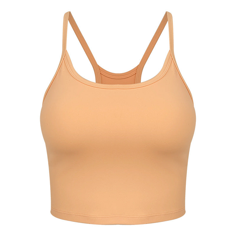 Dame Sporty Crop-Top med elegant Racerback-design og højelastisk materiale Stilla