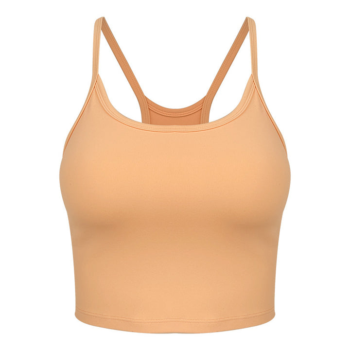 Dame Sporty Crop-Top med elegant Racerback-design og højelastisk materiale Stilla