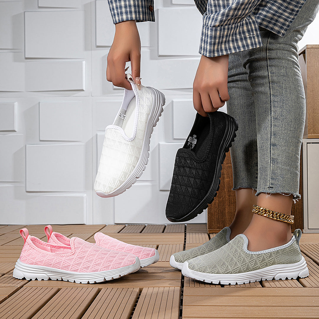 Dame Slip-On sportsko med åndbart tekstil-overmateriale Stilla