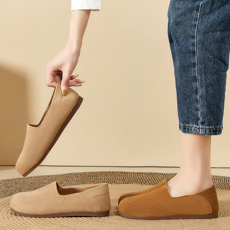 Dame komfortable Slippers med blødt overmateriale og skridsikker sål Stilla