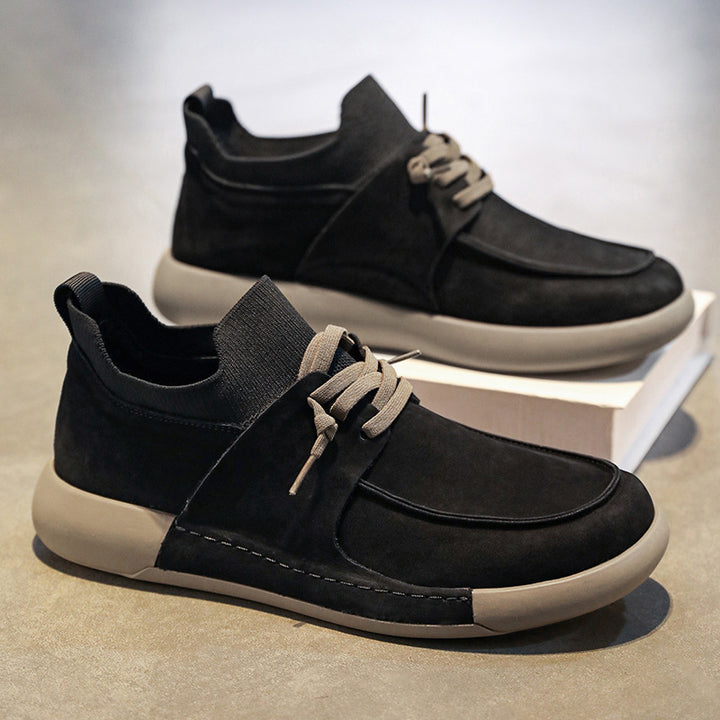 Herrer Fritids Elastiske Slip-On Sneakers med Komfortpasform Stilla