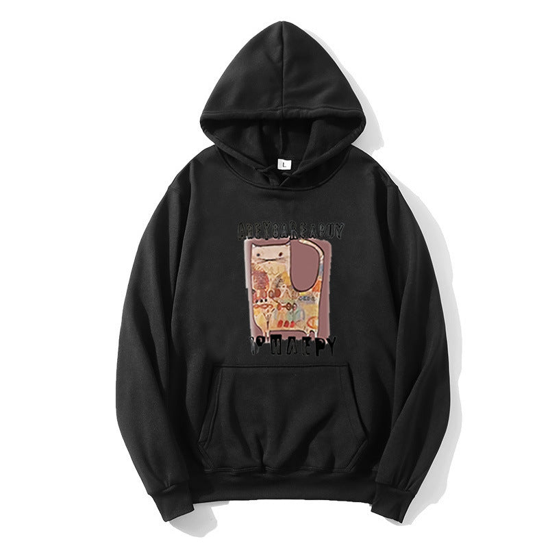 Kvinders hoodie med kreativt grafisk design Skovae